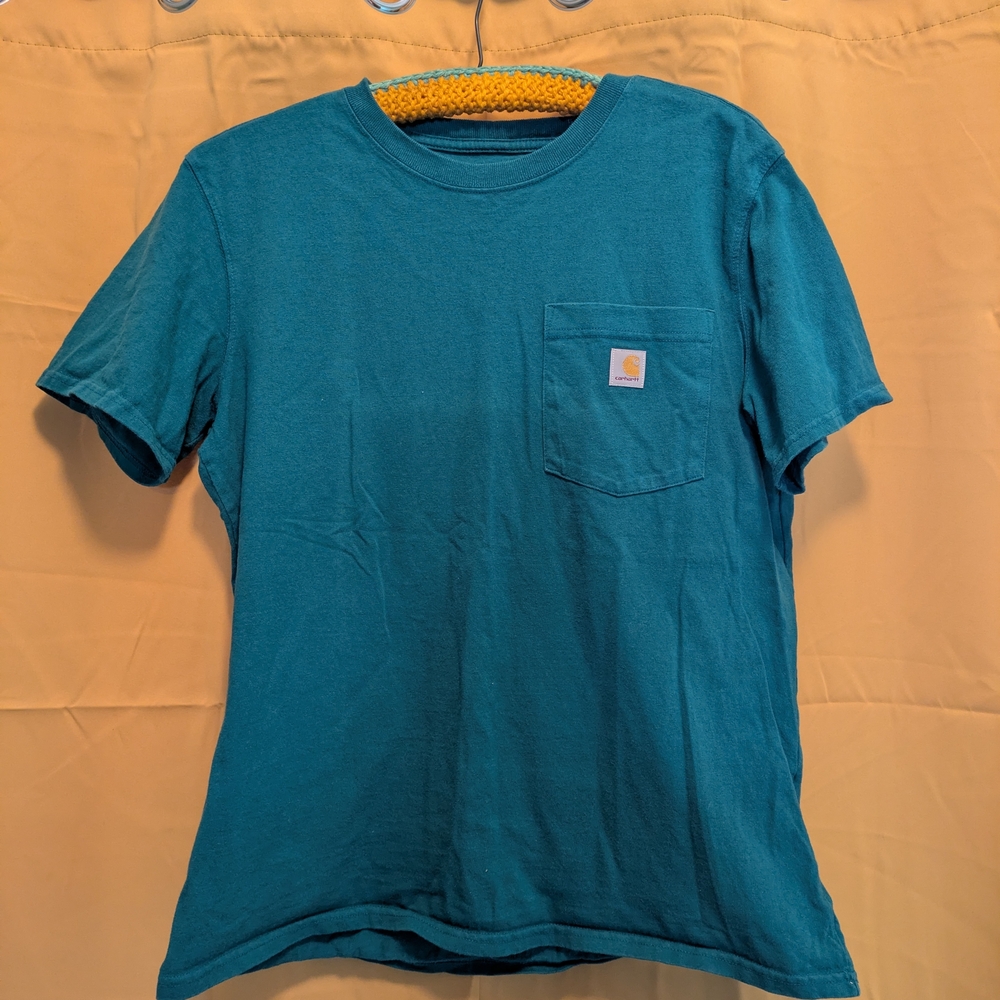 Carhartt Teal Pocket Tee